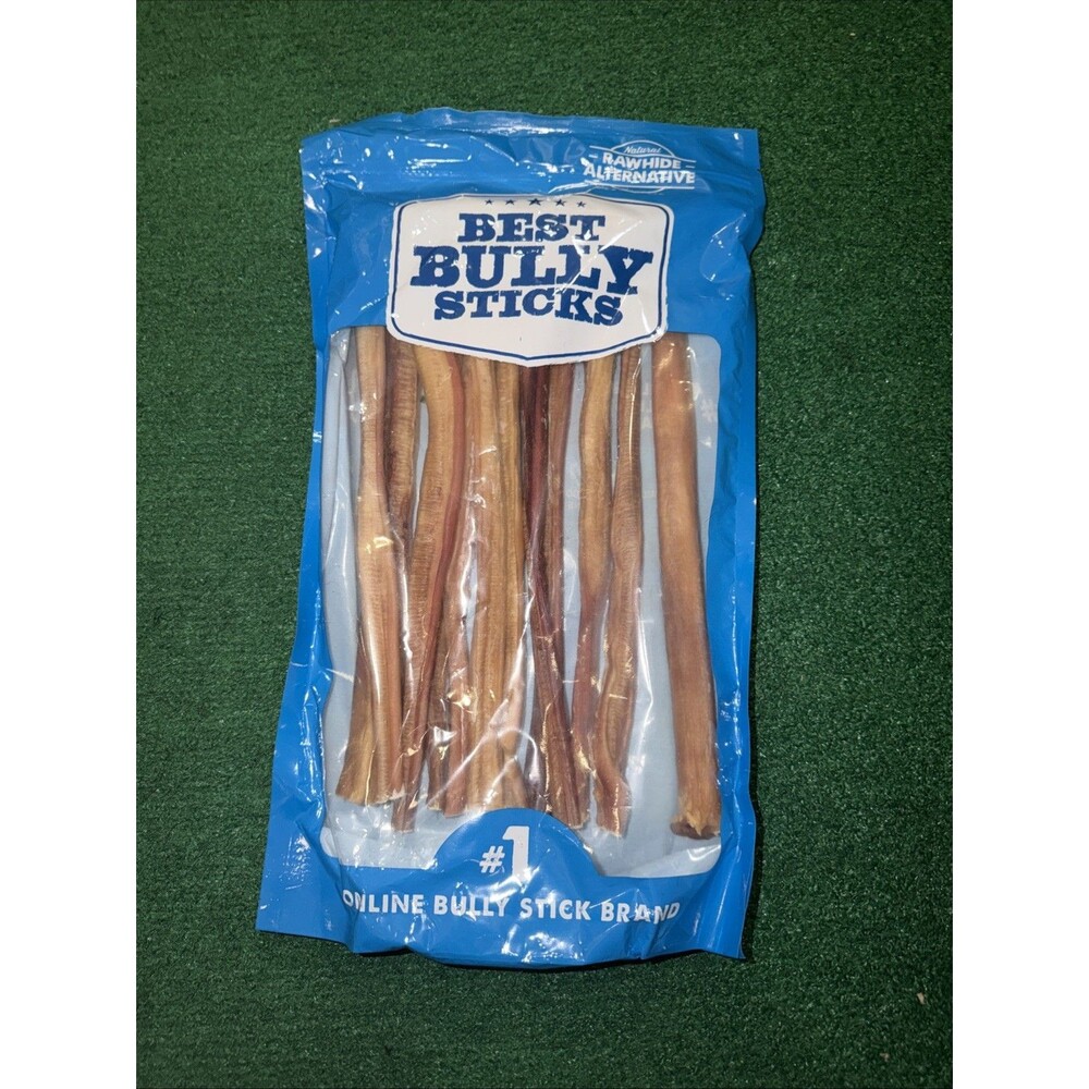 Best Bully Sticks 12” Odor Free Standard Bully Sticks 12 Pack Dog Chews New